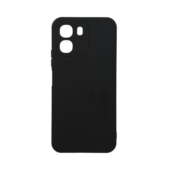 Capa de Silicone com Moldura de Câmera para Oppo A6 4G/Oppo A6 5G/Oppo A6x 4G/Oppo A6x 5G Preto